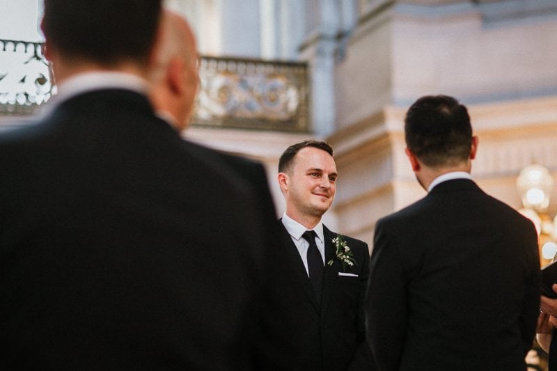 San Francisco city hall bay area wedding photographer