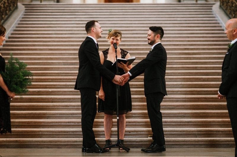 San Francisco city hall bay area wedding photographer
