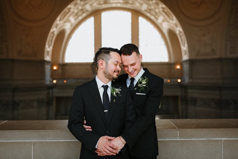 San Francisco city hall bay area wedding photographer