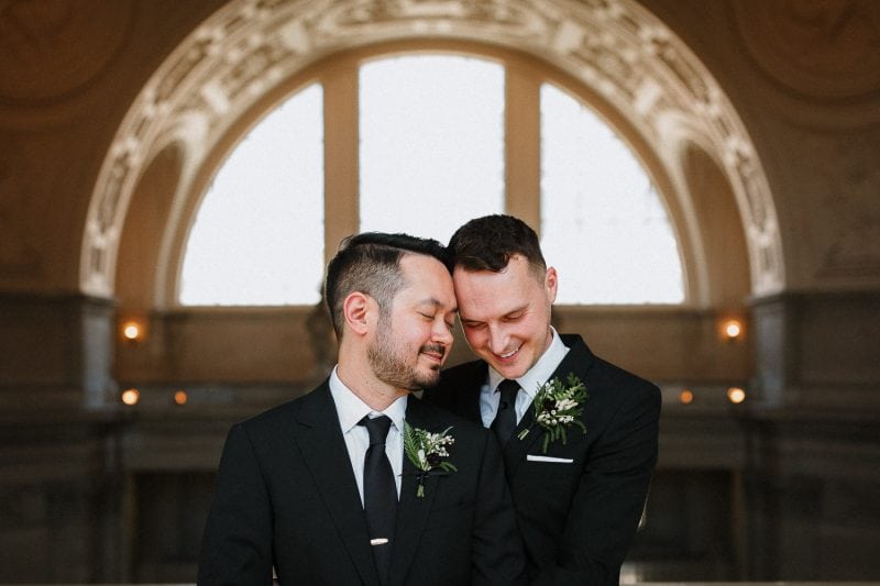 San Francisco city hall bay area wedding photographer