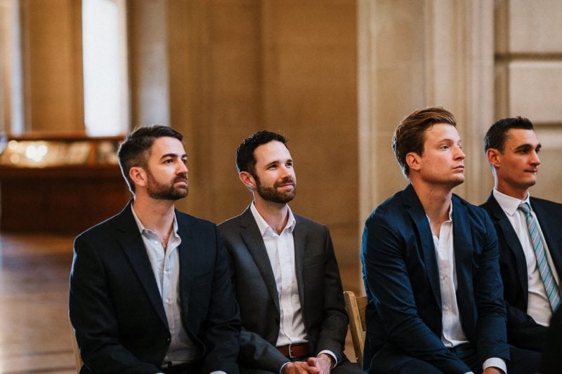 San Francisco city hall bay area wedding photographer